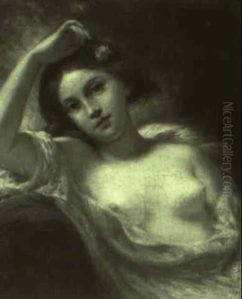 Mademoiselle De Toury Oil Painting by Pierre-Paul Prud'hon