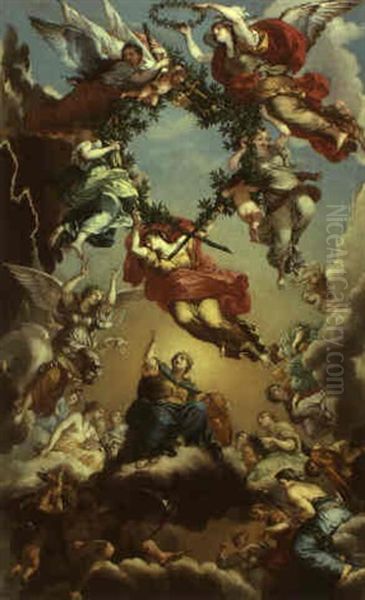 Glorification Of The House Of Burgundy Oil Painting by Pierre-Paul Prud'hon