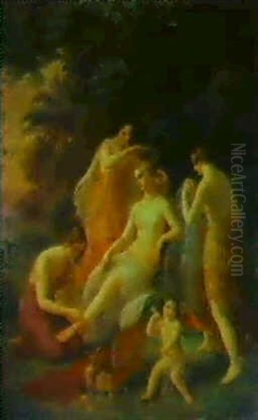 Die Toilette Der Venus Oil Painting by Pierre-Paul Prud'hon