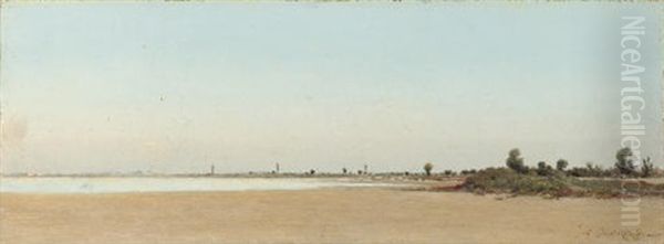 View Of Camargue, France by Ivan Petrovich Pryanishnikov