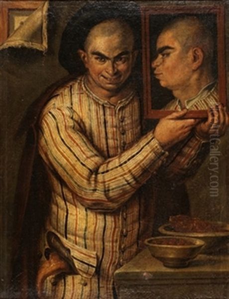 Trampantojo Oil Painting by Antonio Puga