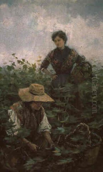 En La Vina Oil Painting by Gabriel Puig Roda