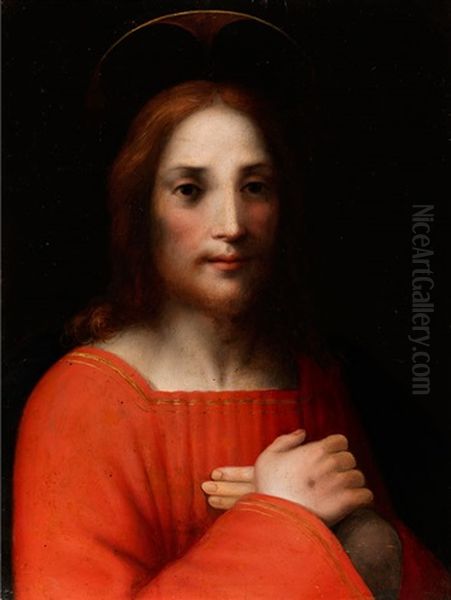 Christus Mit Den Wundmalen Oil Painting by Domenico Puligo