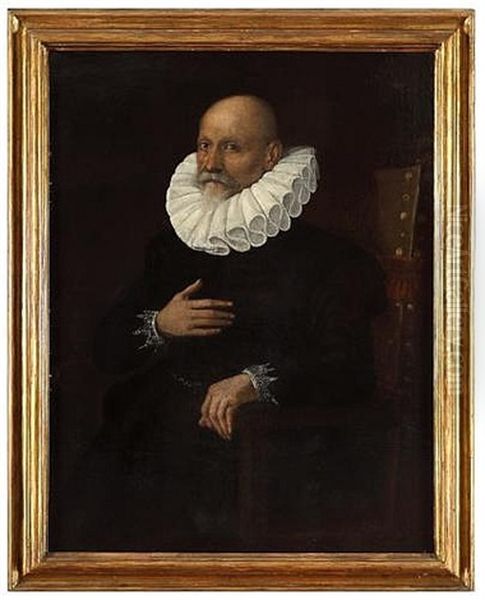 Portrait Of Gentleman by Scipione Pulzone