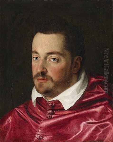 Portrait Of Ferdinando De Medici As Cardinal Oil Painting by Scipione Pulzone