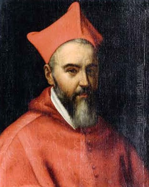 Portrait D'un Cardinal Oil Painting by Scipione Pulzone