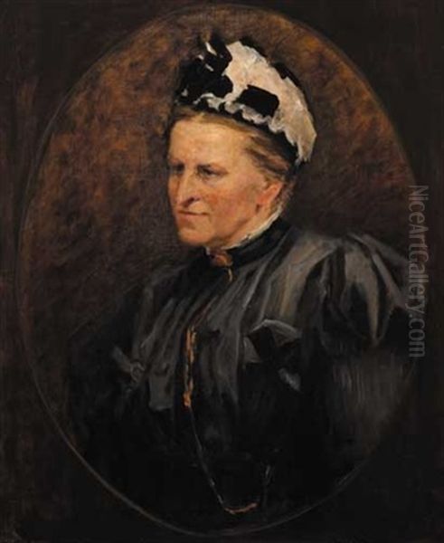 Anna Benigna Purser, Lady Griffith Oil Painting by Sarah Henrietta Purser