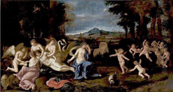 The Death Of Adonis Oil Painting by Giovanni Battista Bolognini