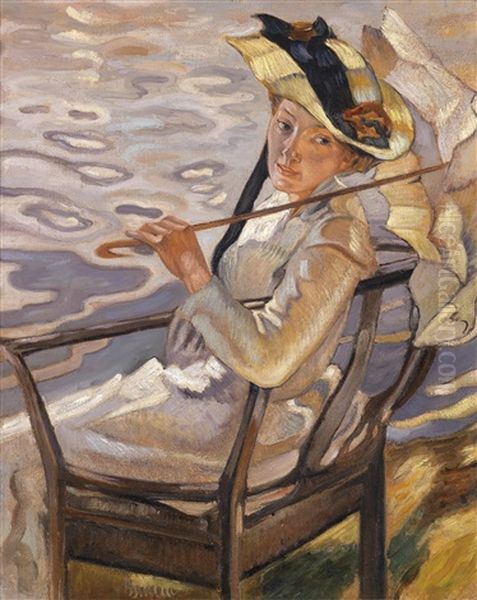 Im Sonnenlicht Iv Oil Painting by Leo Putz