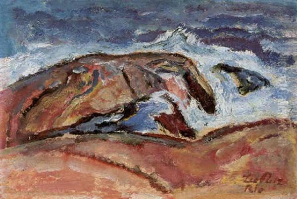 Felsen An Der Ipanema I Oil Painting by Leo Putz