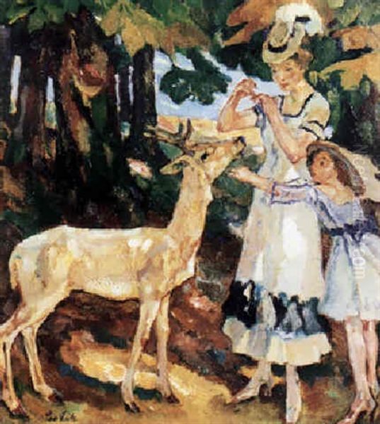 Das Zahme Reh by Leo Putz