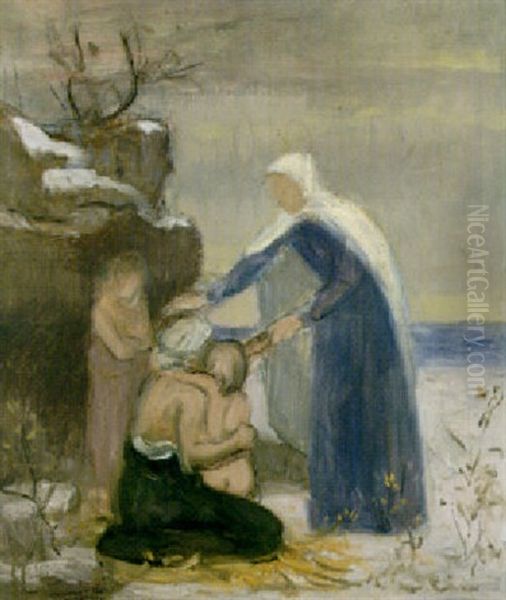 Charity by Pierre Puvis de Chavannes