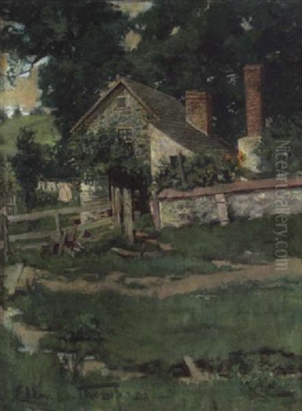 Sexton's House-chadds Ford Oil Painting by Ellen Bernard Thompson Pyle