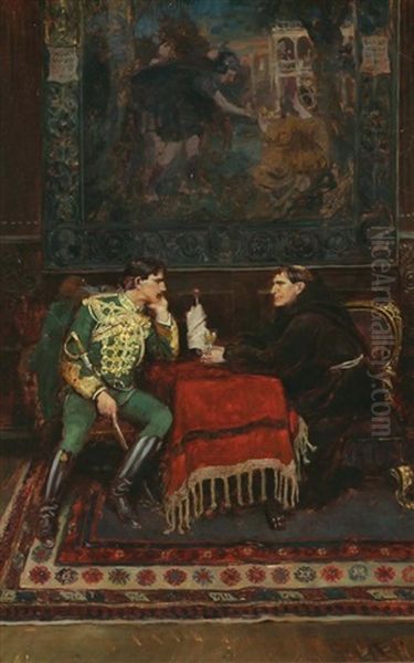 Come, Come, Your Future Majesty! Cheer Up! Oil Painting by Howard Pyle