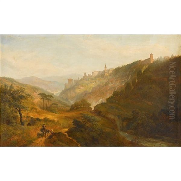 Tivoli Oil Painting by James Baker Pyne