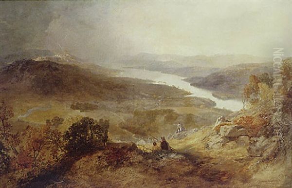 Windermere As Seen From Orrest Head Oil Painting by James Baker Pyne