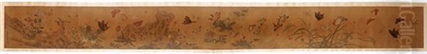 A Fine Handscroll With Butterflies And Insects by  Qian Xuan