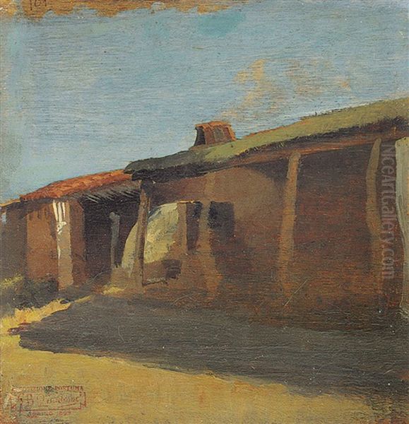 Schizzo Di Rustico Oil Painting by Giovanni Battista Quadrone