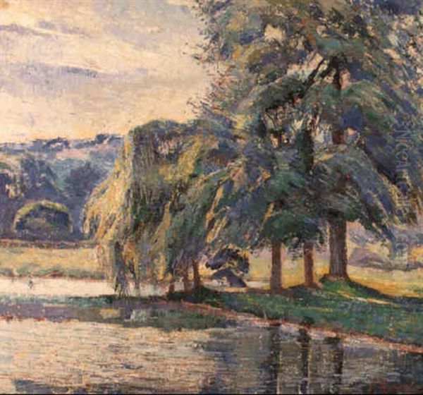 Dans Le Parc Oil Painting by Henri Quantin