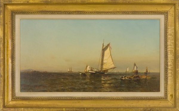 Afternoon, Portsmouth Harbor Oil Painting by Arthur Quartley