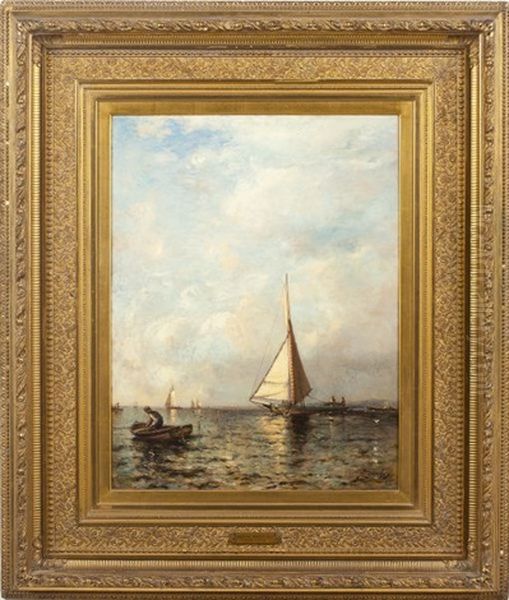 Morning, Raritan Bay Oil Painting by Arthur Quartley