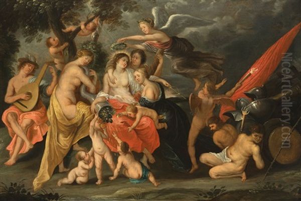 Allegory Of Prosperity by Erasmus Quellinus II