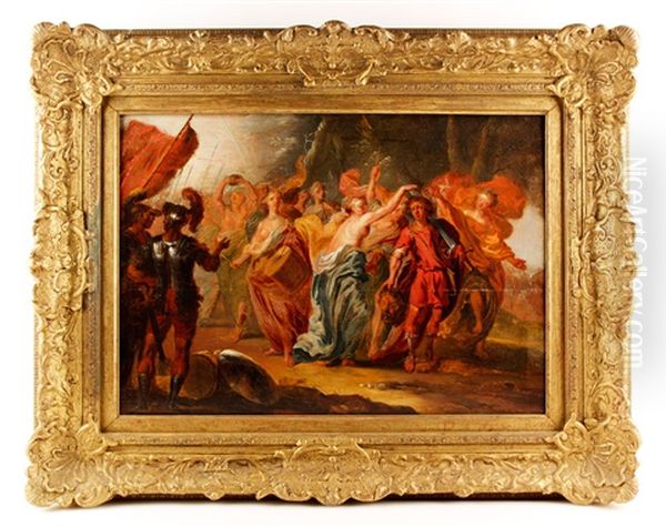 The Triumph Of David Oil Painting by Erasmus Quellinus II