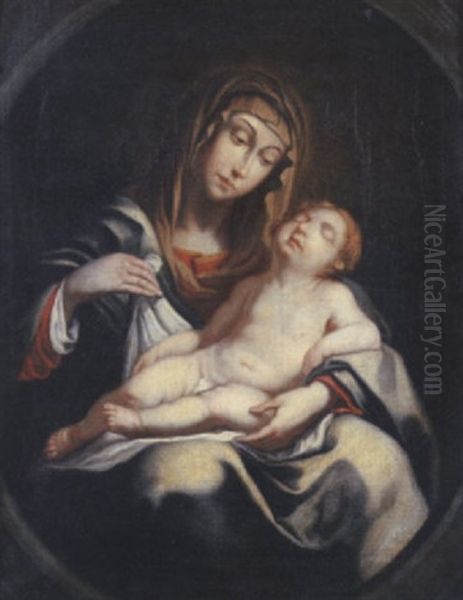 The Madonna And Child Oil Painting by Erasmus Quellinus II