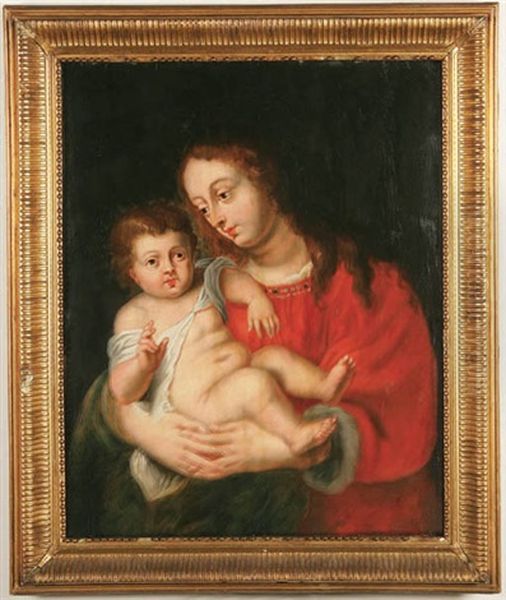 The Virgin And Child by Jan Erasmus Quellinus