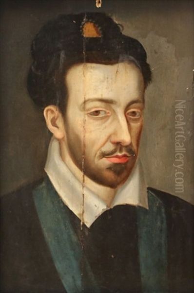 Portrait D'henri Iii Oil Painting by Francois Quesnel