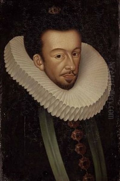 Portrait Konig Heinrich Iii De Valois (by Hanna Kosteska) Oil Painting by Francois Quesnel