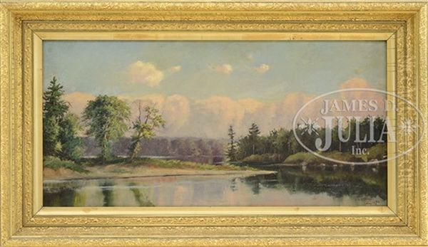 Landscape With Water Oil Painting by Henrietta S. Quincy