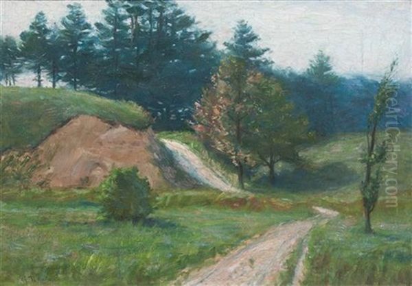 Kettle Moraine Path Oil Painting by George Raab