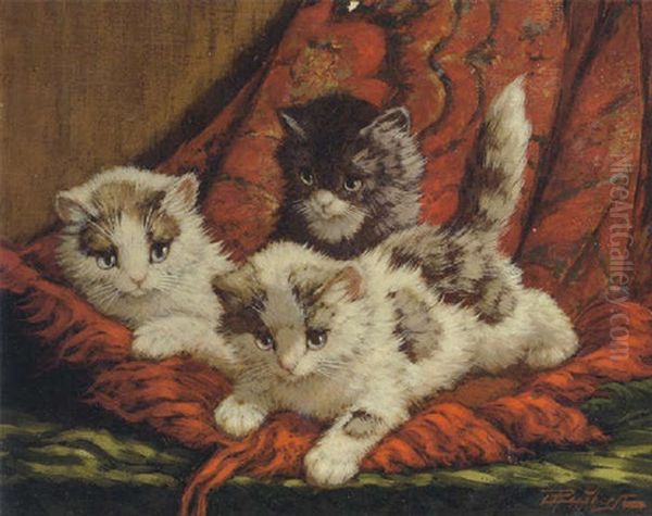 Play Companions Oil Painting by Cornelis Raaphorst