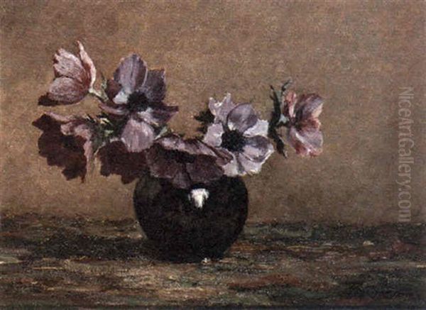 Still Life With Flowers In A Vase Oil Painting by Cornelis Raaphorst