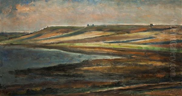 Landschaft In Bohmen Oil Painting by Vaclav Rabas