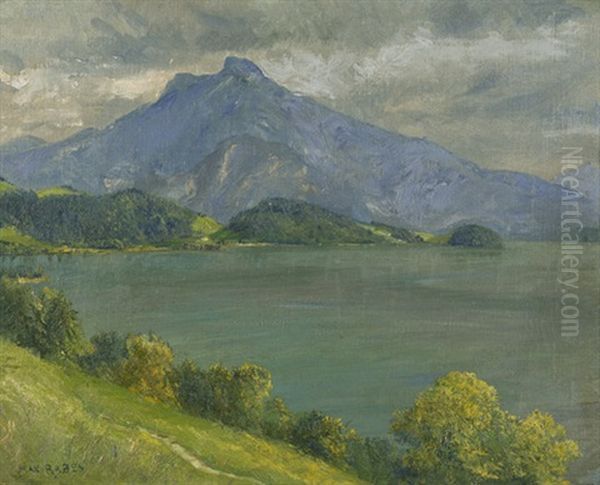 Ansicht Von Tirol Oil Painting by Max Friedrich Rabes