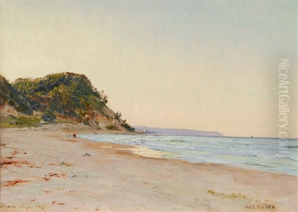 The Island Rugen Oil Painting by Max Friedrich Rabes