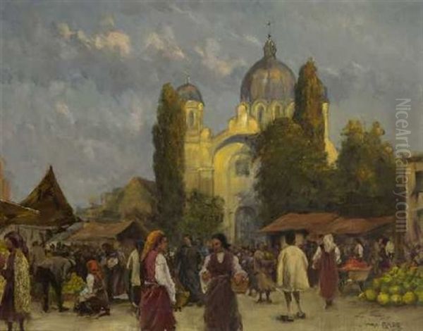 Markt In Sofia by Max Friedrich Rabes