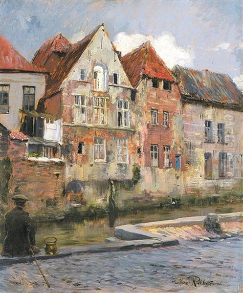 Gezicht Te Mechelen Oil Painting by Max Friedrich Rabes