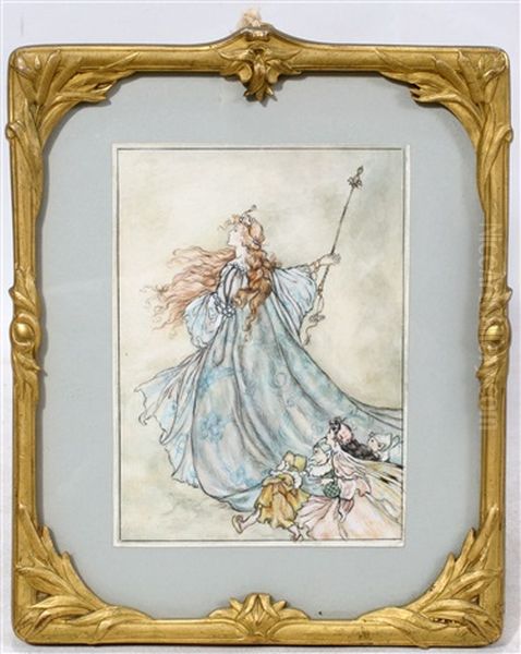 Dream Oil Painting by Arthur Rackham