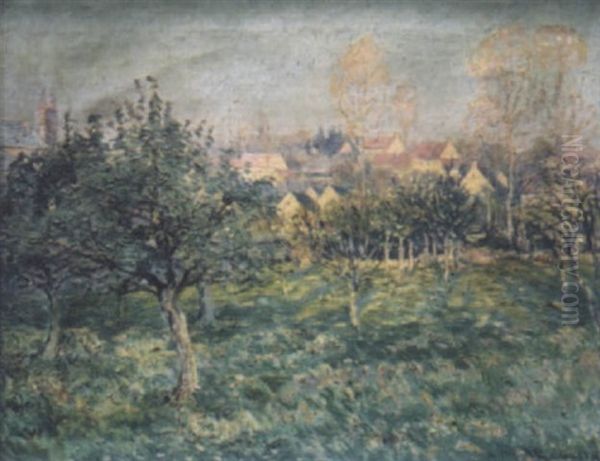 Paysage Printanier Oil Painting by Wenzel Radimsky