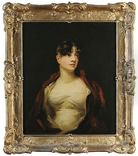 A French Peasant Oil Painting by Sir Henry Raeburn