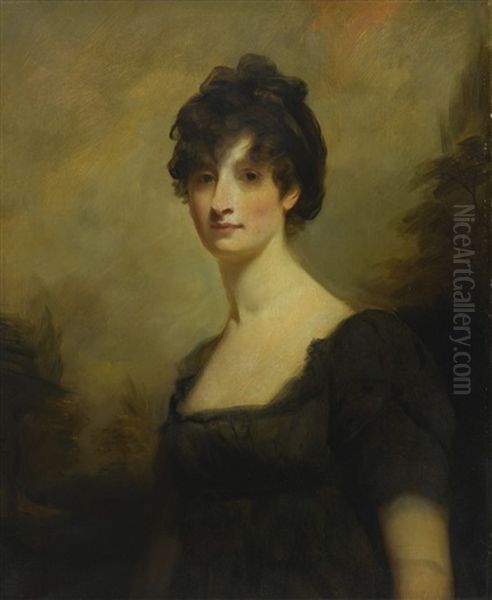 Portrait Of Mrs. Blair Oil Painting by Sir Henry Raeburn