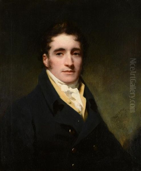 Portrait Of Commander Hugh Clapperton (1788-1827), Head And Shoulders Oil Painting by Sir Henry Raeburn