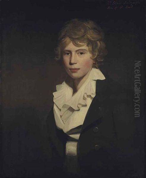 Portrait Du Reverend Stair Dalrymple, Jeune Oil Painting by Sir Henry Raeburn