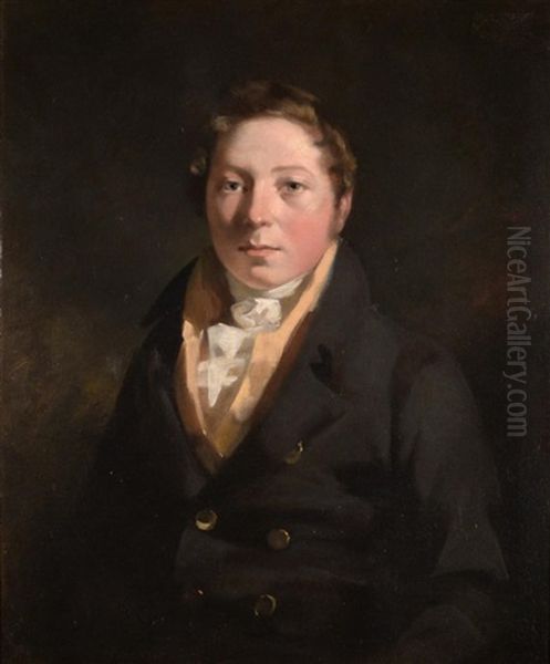 Portrait Of Master William Erskine Of Kinnedder, Fife Oil Painting by Sir Henry Raeburn