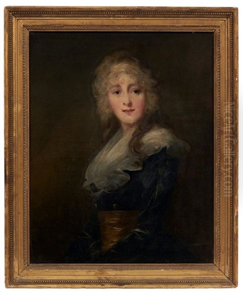 Portrait D'une Jeune Femme Oil Painting by Sir Henry Raeburn