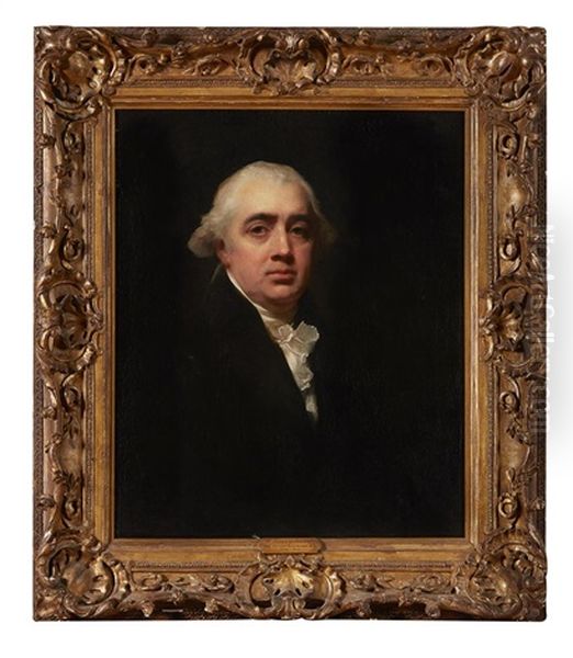 Half Length Portrait Of Dr. James Hamilton Oil Painting by Sir Henry Raeburn