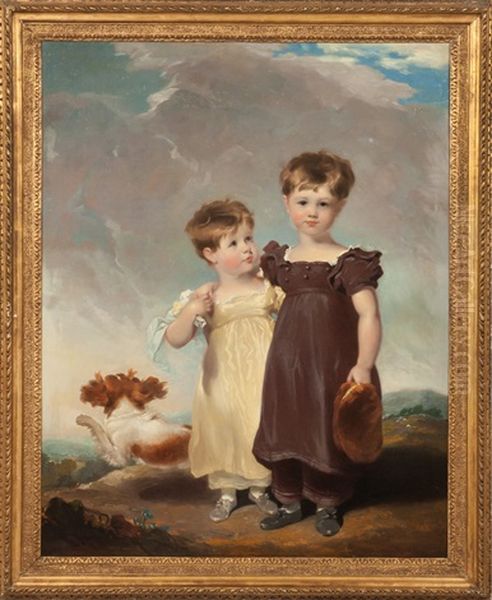 Portrait Of The Napier Children by Sir Henry Raeburn